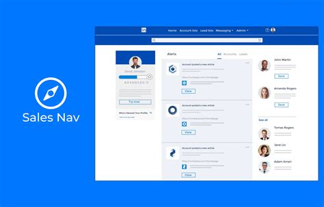 LinkedIn Sales Navigator.